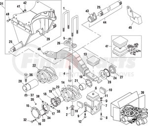 FKT-5152 by PAI - KIT,TRUNNION,REBLD