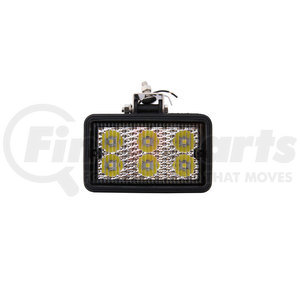 MWL-04 by MAXXIMA LIGHTING - RECTANGLE 6 LED WORK LIGHT ALUM HOUSING