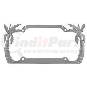 WL104-C by PILOT - Palm Tree Chrome License Frame