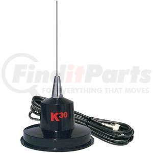 K-30 by DAS INC - K40 35" Magnet Mount Stainless Steel CB Antenna, 300 Watts