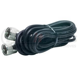 RP-18CC by DAS INC - RoadPro 18' CB Antenna Coax Cable with PL-259 Connectors, Black