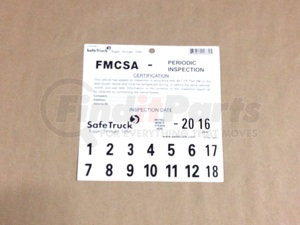 D755-0567 by MS CARITA - FHWA INSPECTION STICKERS