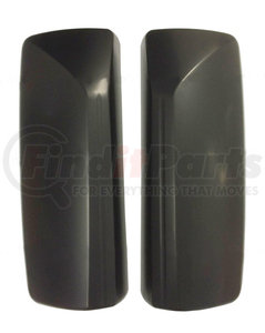 TR006-VLMCB-L by TORQUE PARTS - Volvo VNL Black Mirror Cover Driver Side