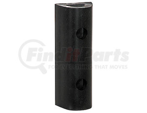 d232 by BUYERS PRODUCTS - Extruded Rubber D-Shaped Bumper with 3 Holes - 2-1/8 x 1-7/8 x 32 Inch Long