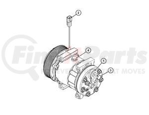 4649988 by CATERPILLAR - COMPRESSOR