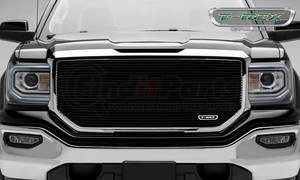 6202141 by T-REX - Laser Billet Grille, Black, Aluminum, 1 Pc, Insert