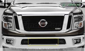 25785B by T-REX - Billet Bumper Grille, Black, Aluminum, 1 Pc, Overlay