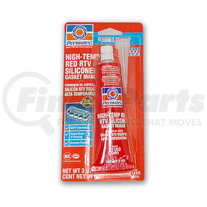 81160 by PERMATEX - Hi Temp Red RTV Silicone