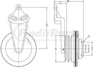 791006 by HORTON - Reman Fan Clutch - RX HTS Advantage 2-GRV 7.03