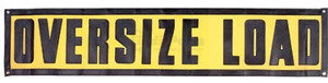 2199-84 by ROADMASTER - OVERSIZE LOAD SIGN 18"X 84"