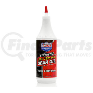 10121 by LUCAS OIL - Synthetic 75/140 Transmission Lubrication, Quart Size Bottles