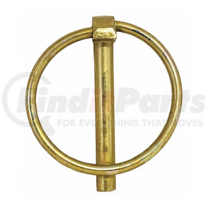 66000 by BUYERS PRODUCTS - Yellow Zinc Plated Linch Pin - 1/4 Diameter x 1-3/4 Inch Long with Ring