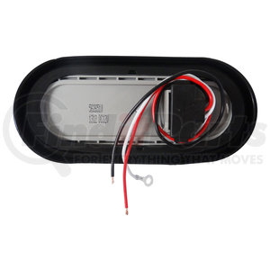 5626310 by BUYERS PRODUCTS - 6 Inch Clear Oval Backup Light Kit with 10 LEDs (PL-2 Connection, Includes Grommet and Plug)