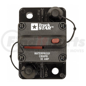 cb90pb by BUYERS PRODUCTS - 90 Amp Circuit Breaker With Manual Push-to-Trip Reset