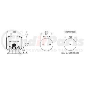 W013585323 by FIRESTONE - AIR SPRING