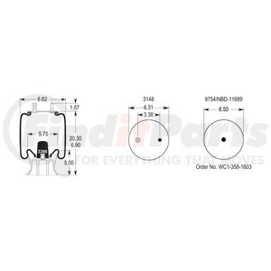 W013588979 by FIRESTONE - AIR SPRING