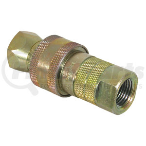 b40004 by BUYERS PRODUCTS - 1/2 Inch NPTF Sleeve-Type Hydraulic Quick Coupler Assembly
