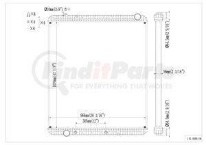 42-10290 by REACH COOLING - Freightliner Radiator