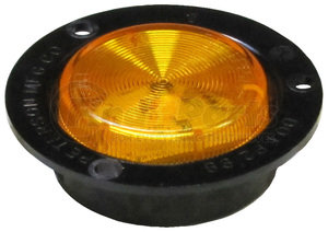 163FA-MV by PETERSON LIGHTING - 163 Series Piranha&reg; LED 2 1/2" Clearance and Side Marker Light - Amber, Flange Mount, Multi-Volt