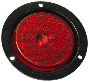 M175FR by PETERSON LIGHTING - 175 2.5" LED Clearance/Side Marker with Reflex - Red Flange Mount