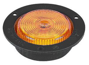 M146FA by PETERSON LIGHTING - 146 2" Clearance and Side Marker Light - Amber with Flange