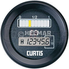 803RB2448BCJ by CURTIS INSTRUMENTS - BATTERY & HOUR GAUGE