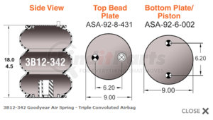 AS0048-3C by WATSON & CHALIN - AIR SPRNG