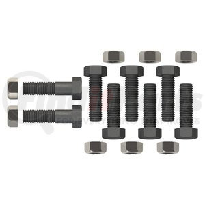 507 by PREMIER MANUFACTURING - Bolt Kit, Grade 8 (for use with 200, 300, 480, 580, 590, 690, 690T, 890, 890C Couplings) - Bolts (4) 2 3/4 in., Locknuts (4)