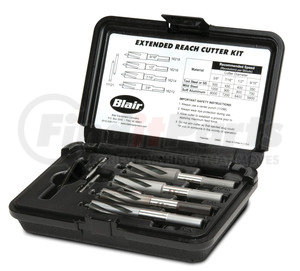 16006 by BLAIR EQUIPMENT - Extended Reach Cutter Kit - 3/8, 7/16, 1/2, & 3/4" Extended Reach Cutters & Two Extra Pilots