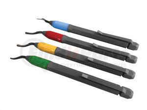 3S700 by CENTRAL TOOLS - 4 Pc. Deburring Kit