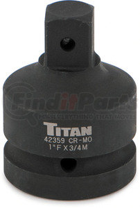 42359 by TITAN - 1in F to 3/4in M Impact Socket Adaptor