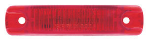 MCL66RBPE by OPTRONICS - LED Sealed 4" Rectangle Surface Mount Marker/Clearance; Red