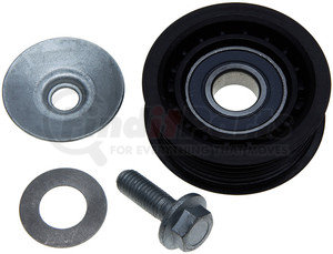 36079 by ACDELCO - Flanged Idler Pulley with Bolt, Dust Shield, and Washer