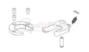 SK75013-05 by JOST - JSK36 Series Wear Ring and Lock Jaw Rebuild Kit–L.H. only 