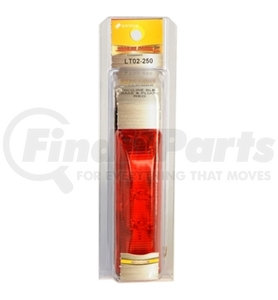 LT02-250 by TRAILER PARTS PRO - Redline Red LED Thinline Clearance/Marker Light w/Base