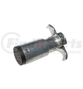 TA01-110 by TRAILER PARTS PRO - Redline 6-Way Round Zinc Trailer End Connector