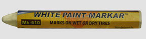 MK-510-2 by BLACK JACK TIRE REPAIR - 1/2" White Paint Marker (Hex)