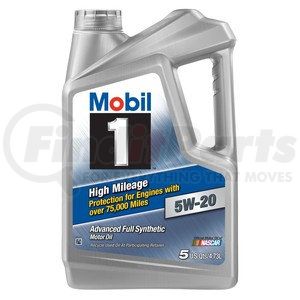 120768 by MOBIL OIL - M1 HI MILEAGE 5W20 3X5 QT