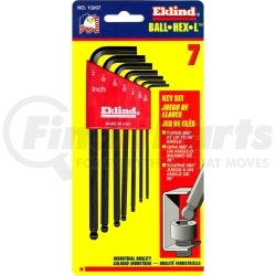 13207 by EKLIND TOOL COMPANY - 7 Piece SAE Long Ball End Hex-L™ Hex Key Set