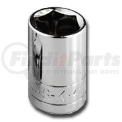 41704 by SK HAND TOOL - 1/4" Dr Deep 6 Pt Socket Chrome, 8mm