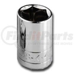 41836 by SK HAND TOOL - 1/2" Dr Deep 6 Pt  Socket Chrome, 1-1/8"