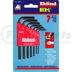 10107 by EKLIND TOOL COMPANY - 7 Piece SAE Short Hex-L™ Hex Key Set