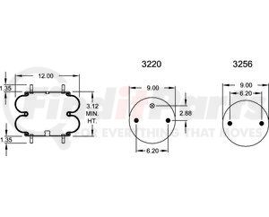 W013587424 by FIRESTONE - 22D AIR SPRING