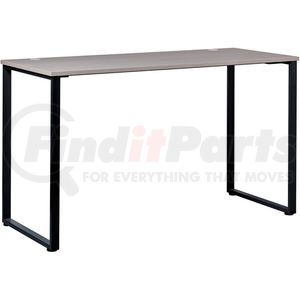 695603 by HIRSH INDUSTRIES INC - Interion&#174; Open Plan Standing Height Desk - 72"W x 30"D x 40"H - Gray Top with Black Legs