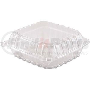 C90PST1 by UNITED STATIONERS - Hinged Lid Plastic Containers 8-3/10" x 8-3/10" x 3" 1 Compartment - 250 Pack