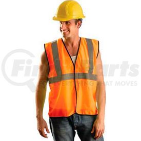 ECO-GC-OL/XL by OCCUNOMIX - OccuNomix Value Mesh Standard Vest, Class 2, Hi-Vis Orange, L/ XL, ECO-GC-OL/XL