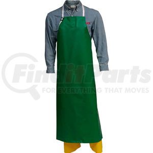 A41008.MD by TINGLEY - Tingley&#174; A41008 SafetyFlex&#174; PVC/Polyester Apron, 38" x 48", Green, Medium