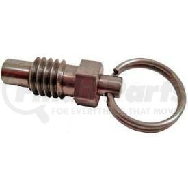 717.10-0.156-1/4X20-A-NI by JW WINCO - Pull Ring Retractable Plunger SS Body SS Nose 0.5x2lbs Pressure 1/4-20 Thread