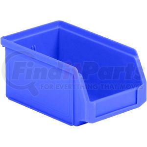 LF060503.0BL1 by SCHAEFFER MATERIAL - SSI Schaefer  LF060503.0BL1 - 5 x 6 x 3 LF Hopper Front Plastic Stacking Bin, Blue, 