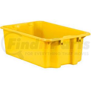 FB231508.YL1 by SCHAEFFER MATERIAL - Schaefer Stack & Nest Tote FB601 - 23"L x 15"W x 8"H - Closed Handles - Yellow